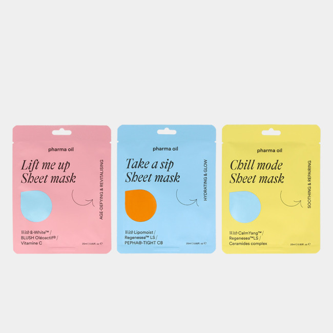 x3 Tuchmasken-Set  TREAT YOURSELF